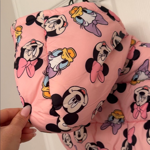 Pink Minnie Mouse Hooded Puffer Vest for Kids - Picture 7 of 9